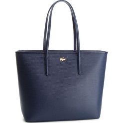 Torebka LACOSTE - Zip Shopping Bag NF2335CE Peacoat 021. Niebieskie torebki klasyczne damskie marki Lacoste, bez wzorów, ze skóry, klasyczne, bez dodatków. Za 1249,00 zł.