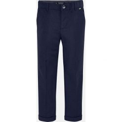 Mayoral - Spodnie dziecięce 128-172 cm. Niebieskie spodnie chłopięce marki Mayoral, bez wzorów, z elastanu, eleganckie. Za 154,90 zł.