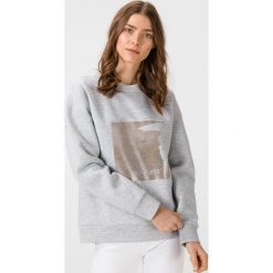 Trussardi Jeans Bluza Szary. Szare bluzy damskie Trussardi Jeans, xs, z haftami, z bawełny, bez rękawów, bez kaptura. Za 404,95 zł.
