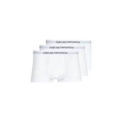 Bokserki Emporio Armani CC722-111610-16512. Białe bokserki męskie Emporio Armani, bez wzorów. Za 189,00 zł.