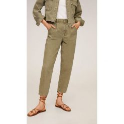 Mango - Jeansy Regina. Żółte jeansy damskie Mango, z podwyższonym stanem. Za 139,90 zł.