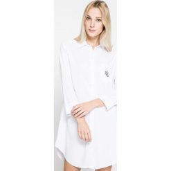 Lauren Ralph Lauren - Koszula nocna. Białe piżamy damskie Lauren Ralph Lauren, s, bez wzorów, z bawełny, bez rękawów. Za 349,90 zł.