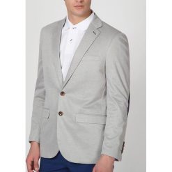 Marynarki męskie slim fit: Marynarka w kolorze szarym