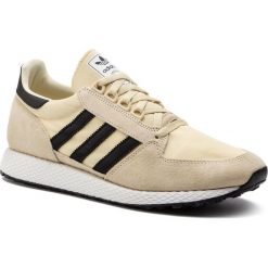 Buty adidas - Forest Grove CG6137 Easyel/Cblack/Ftwwht. Żółte półbuty męskie Adidas, na co dzień, bez wzorów, ze skóry, bez zapięcia. Za 329,00 zł.