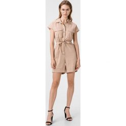 Vero Moda Paula Kombinezon Beżowy. Brązowe spodnie damskie Vero Moda, z poliesteru. Za 240,95 zł.