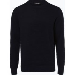 Swetry klasyczne męskie: Calvin Klein – Sweter męski, niebieski