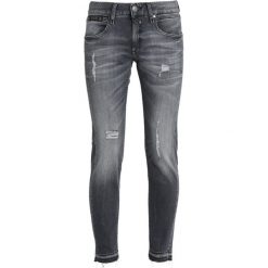 Herrlicher TOUCH CROPPED Jeansy Slim Fit grey stitched. Szare jeansy damskie marki Herrlicher, bez wzorów, z elastanu. Za 459,00 zł.