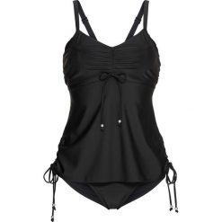 Tankini minimizer na fiszbinach (2 części) bonprix czarny. Stroje kąpielowe damskie bonprix. Za 109,99 zł.