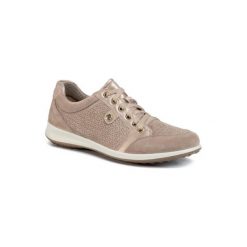 GO SOFT 506341 Beżowy. Brązowe półbuty damskie GO SOFT, bez wzorów, ze skóry, bez obcasa, bez zapięcia. Za 249,99 zł.