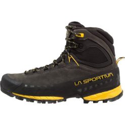La Sportiva TX5 GTX Buty trekkingowe carbon/yellow. Szare buty sportowe męskie La Sportiva, ze skóry, bez zapięcia, outdoorowe. Za 899,00 zł.