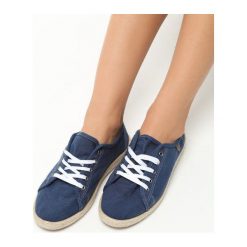 Espadryle damskie: Granatowe Espadryle Okra