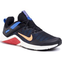 Buty NIKE - Legend Essential CD0443 003 Black/ Total Orange/Soar. Czarne buty sportowe męskie Nike, ze skóry ekologicznej, bez zapięcia, na fitness i siłownię. Za 309,00 zł.