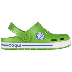 Coqui Froggy 8801 Lime / White 101966 Obuwie Dziecięce (Rozmiar 26-27). Zielone buciki niemowlęce marki Coqui. W wyprzedaży za 44,00 zł.