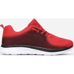Czerwono-Czarne Buty Sportowe Cordelora. Czerwone buty sportowe męskie Born2be, bez zapięcia. Za 99,99 zł.