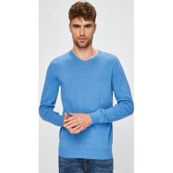 Medicine - Sweter Basic. Niebieskie swetry męskie MEDICINE, s, bez wzorów, z bawełny, bez kołnierzyka, bez kaptura. Za 79,90 zł.