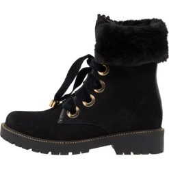 Buty zimowe damskie: Gioseppo Botki sznurowane black
