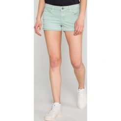 Replay Hyperflex Szorty Zielony. Zielone szorty damskie Replay, bez wzorów, z elastanu. Za 602,95 zł.