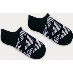 Emporio Armani - Stopki. Niebieskie skarpetki męskie Emporio Armani, bez wzorów, z elastanu. W wyprzedaży za 49,90 zł.