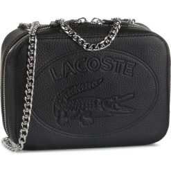 Torebka Lacoste Crossover Bag NF2970NL. Czarne torebki klasyczne damskie Lacoste, bez wzorów, wizytowe, bez dodatków. Za 779,00 zł.