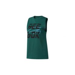 Topy na ramiączkach / T-shirty bez rękawów Reebok Sport Koszulka bez rękawów Meet You There Muscle. Szare topy damskie Reebok Sport, s, bez wzorów, bez kołnierzyka, bez rękawów, bez kaptura, climacool (adidas). Za 89,95 zł.