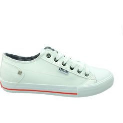 Trampki męskie BIG STAR DD174260, Kolor biały. Białe trampki męskie BIG STAR, na lato, bez wzorów, retro, bez zapięcia. Za 109,99 zł.
