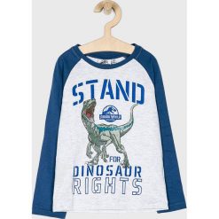 Blukids - Longsleeve dziecięcy 98-134 cm. Niebieskie t-shirty chłopięce marki Blukids, z nadrukiem, z bawełny, z długim rękawem. W wyprzedaży za 39,90 zł.