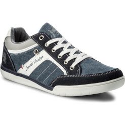 Sneakersy LANETTI - MP40-7698J Granatowy. Niebieskie sneakersy męskie marki Lanetti, bez zapięcia. Za 119,99 zł.