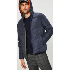 Produkt by Jack & Jones - Kurtka. Niebieskie płaszcze męskie PRODUKT by Jack & Jones, m, bez wzorów, z poliesteru, krótkie, z kapturem. W wyprzedaży za 139,90 zł.
