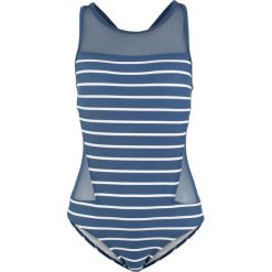 Kostium kąpielowy bonprix niebiesko-biały w paski. Stroje kąpielowe damskie bonprix. Za 89,99 zł.
