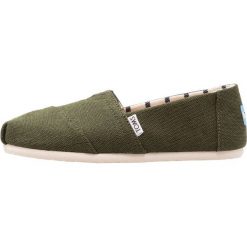 Creepersy damskie: TOMS ALPARGATA Półbuty wsuwane green/pine