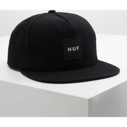 Czapki męskie: HUF BOX LOGO SNAPBACK Czapka z daszkiem black