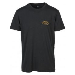 Rip Curl T-Shirt Męski Dingrepair L Czarny. Czarne koszulki męskie marki Rip Curl, m, z nadrukiem, z dekoltem na plecach. W wyprzedaży za 100,00 zł.