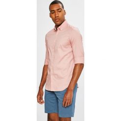 Lacoste - Koszula. Szare koszule męskie na spinki Lacoste, l, z bawełny, button down, z długim rękawem. W wyprzedaży za 369,90 zł.