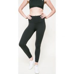 Reebok - Legginsy. Czarne spodnie damskie Reebok, s, z elastanu, z podwyższonym stanem. W wyprzedaży za 169,90 zł.