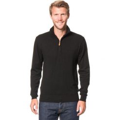 Golfy męskie: Sweter w kolorze czarnym