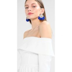 Sukienki: Lost Ink BARDOT HYBRID DRESS Sukienka z dżerseju cream