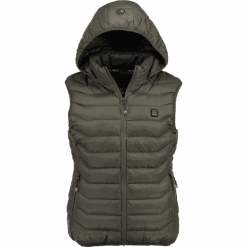 Geographical Norway kamizelka damska Warmup XL khaki. Brązowe kurtki damskie Geographical Norway, xl, bez wzorów. W wyprzedaży za 239,00 zł.