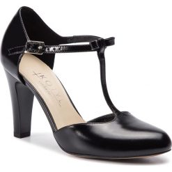 Półbuty KOTYL - 5871 Czarny Tosca. Czarne półbuty damskie Kotyl, na co dzień, z aplikacjami, ze skóry, eleganckie, bez obcasa, na obcasie, bez zapięcia. W wyprzedaży za 239,00 zł.