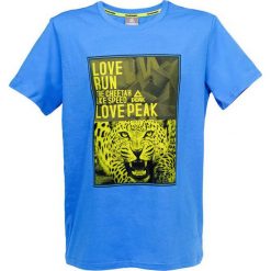 T-shirty męskie: PEAK T-SHIRT MĘSKI niebieski r. S