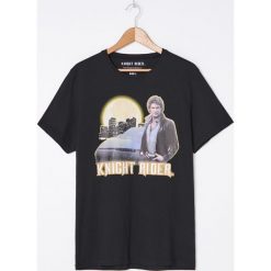 Koszulka z nadrukiem Knight Rider - Czarny. Czarne koszulki męskie House, s, z nadrukiem, bez kołnierzyka, bez rękawów. Za 59,99 zł.