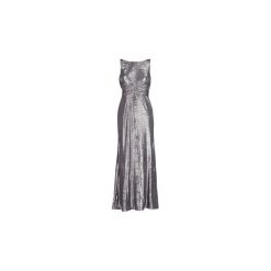 Sukienki długie Lauren Ralph Lauren SLEEVELESS EVENING DRESS GUNMETAL. Szare sukienki damskie marki Lauren Ralph Lauren, bez wzorów, bez kołnierzyka, bez rękawów, długie. Za 1139,00 zł.