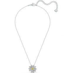 Swarovski - Naszyjnik Eternal flower. Szare naszyjniki damskie Swarovski, z kryształem, metalowe. Za 429,90 zł.