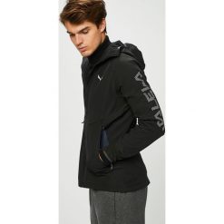 Salewa - Kurtka. Czarne płaszcze męskie marki Salewa, xl, bez wzorów, z elastanu, krótkie, z kapturem. W wyprzedaży za 399,90 zł.