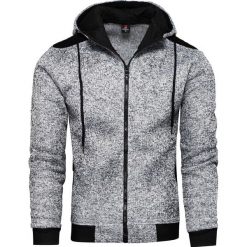 Bluzo-kurtka męska na zamek szara Recea. Szare bluzy męskie Recea, xl, bez wzorów, z bawełny, z kapturem, bez rękawów, z kapturem. Za 59,99 zł.