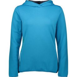 Bluza poalrowa w kolorze niebieskim. Niebieskie bluzy damskie CMP Women, z nadrukiem, ze skóry, bez rękawów, bez kaptura. W wyprzedaży za 129,95 zł.