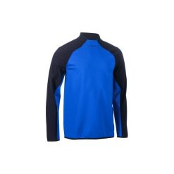 Bluza do rugby na trening R500. Niebieskie bluzy męskie rozpinane marki KIPSTA, m, z elastanu. Za 149,99 zł.