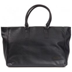 Trussardi Torebka Czarna. Czarne torebki klasyczne damskie Trussardi, bez wzorów, do ręki, bez dodatków. Za 549,00 zł.