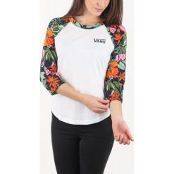Vans Koszulka Biały. Białe koszulki damskie Vans, m, bez wzorów, z bawełny, bez kołnierzyka, z długim rękawem. Za 154,95 zł.