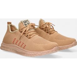 Beżowe buty sportowe sznurowane casu 204/5be. Brązowe buty sportowe męskie Casu, na sznurówki. W wyprzedaży za 39,99 zł.