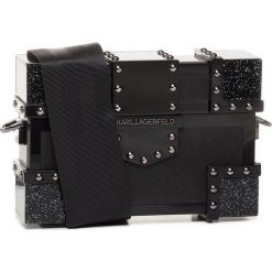 Torebka KARL LAGERFELD - 201W3135 Black. Czarne listonoszki damskie KARL LAGERFELD, bez wzorów, ze skóry, bez dodatków. Za 1049,00 zł.